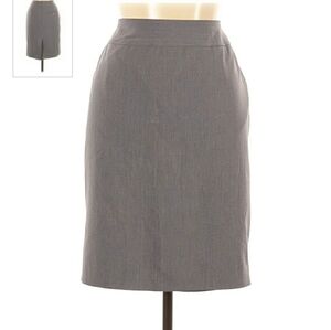 Worthington Works Stretch Seperates Grey Skirt Women's 10 Career Office Cute EUC